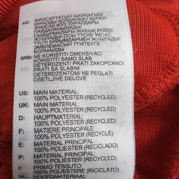 Adidas Kid's Full Zip Red/White Track Sports Jacket, Small (4-5) - Picture 6 of 8